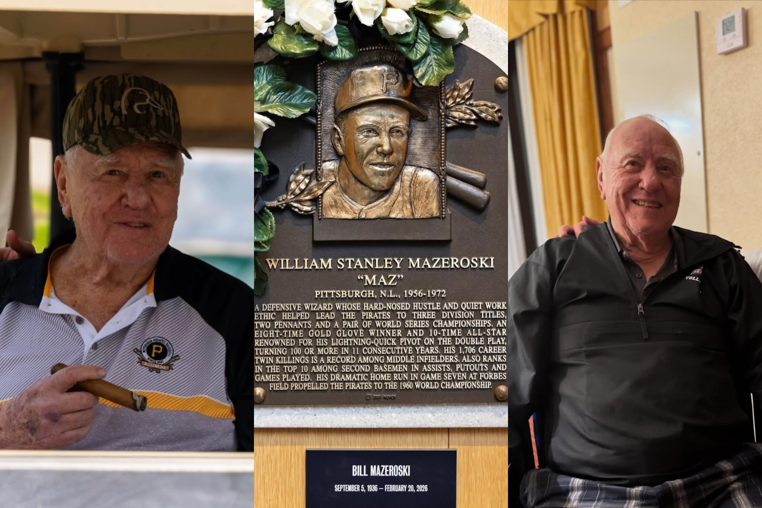 Bill Mazeroski death: MLB Commissioner Rob Manfred honors Pirates Hall of Famer Bill Mazeroski